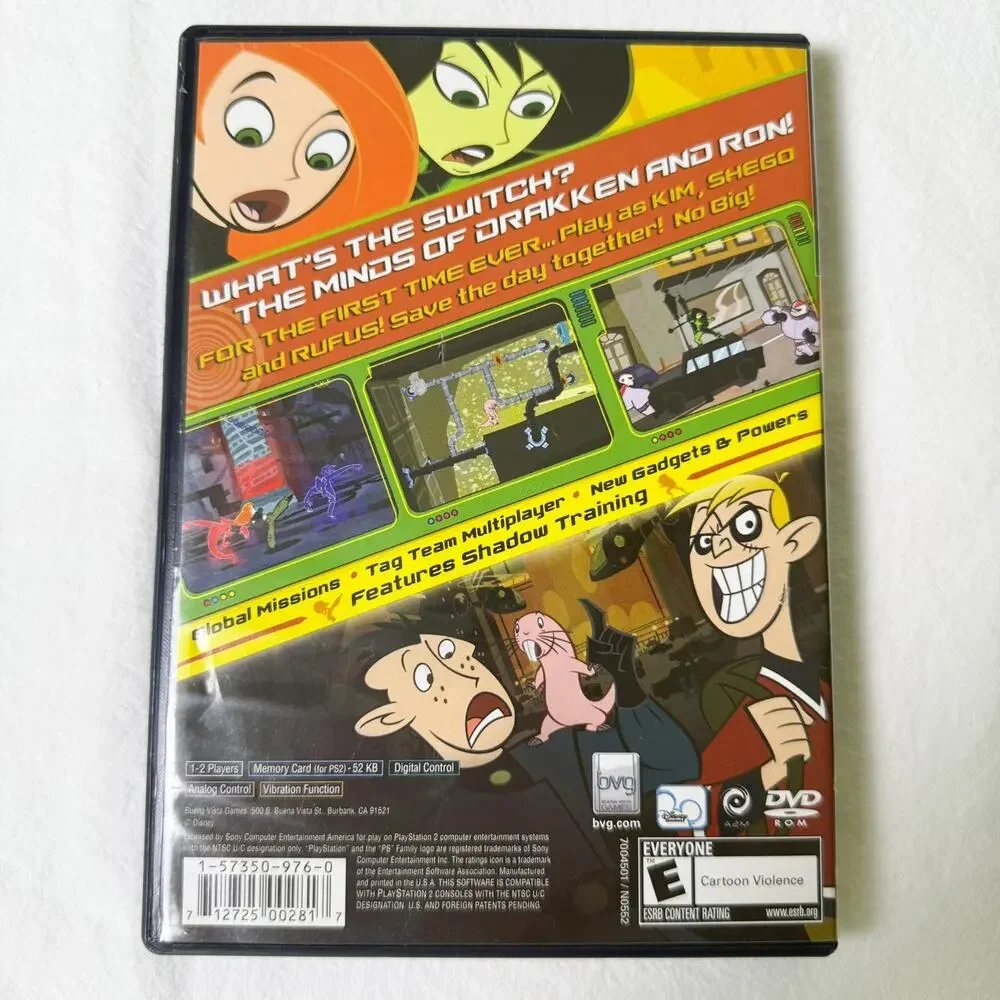 Kim Possible: What's the Switch - PlayStation 2 PS2 Complete CIB - Tested